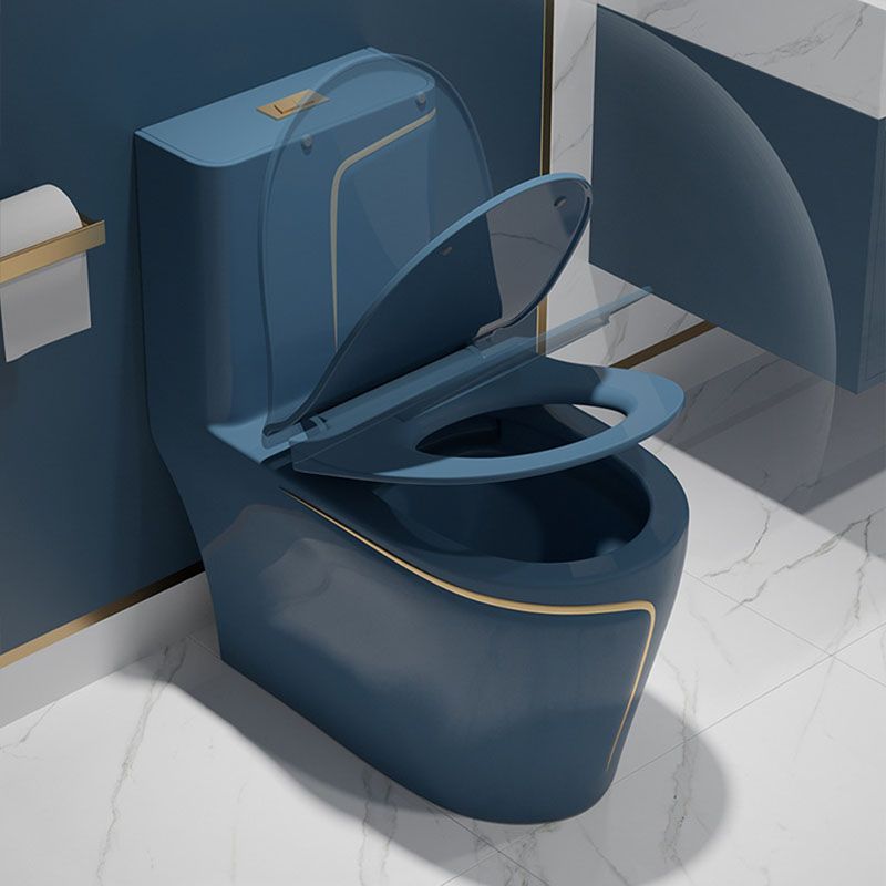 Water-saving Siphon Toilet Ceramic Elongated Dual Flush Household Toilet