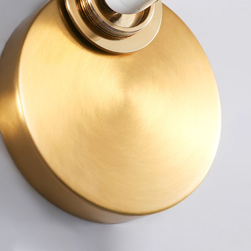 Globe Glass Wall Mounted Lighting Minimalist Style Wall Sconce Lighting for Bedroom