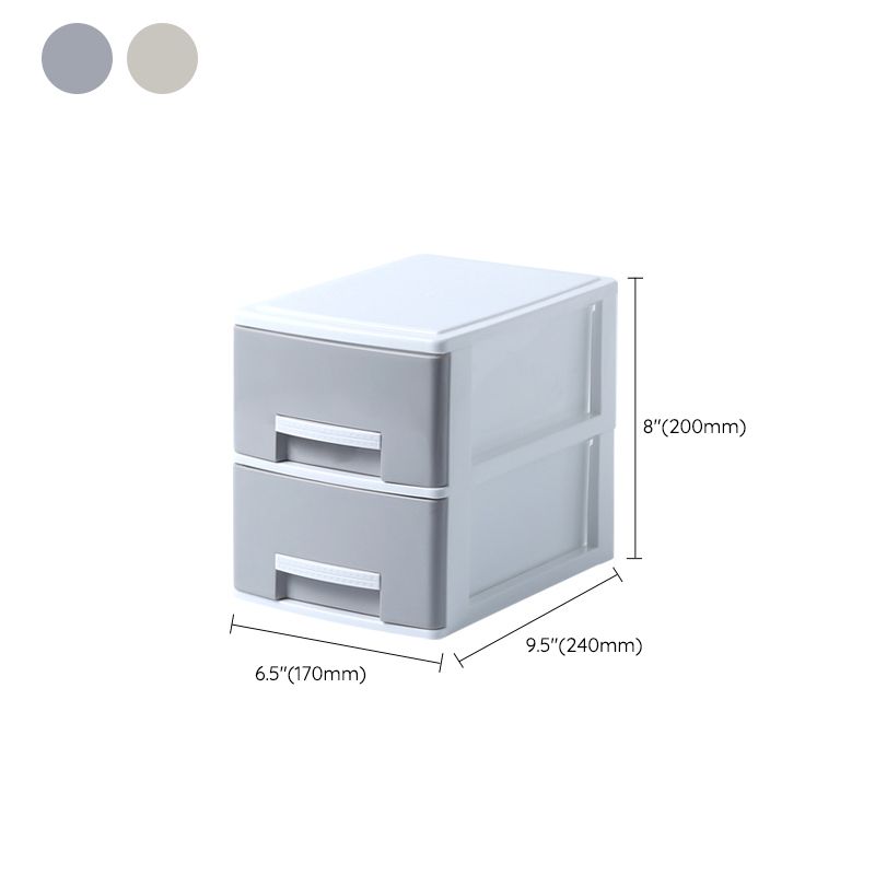 Drawers Filing Cabinet Plastic Vertical File Cabinet for Home and Office