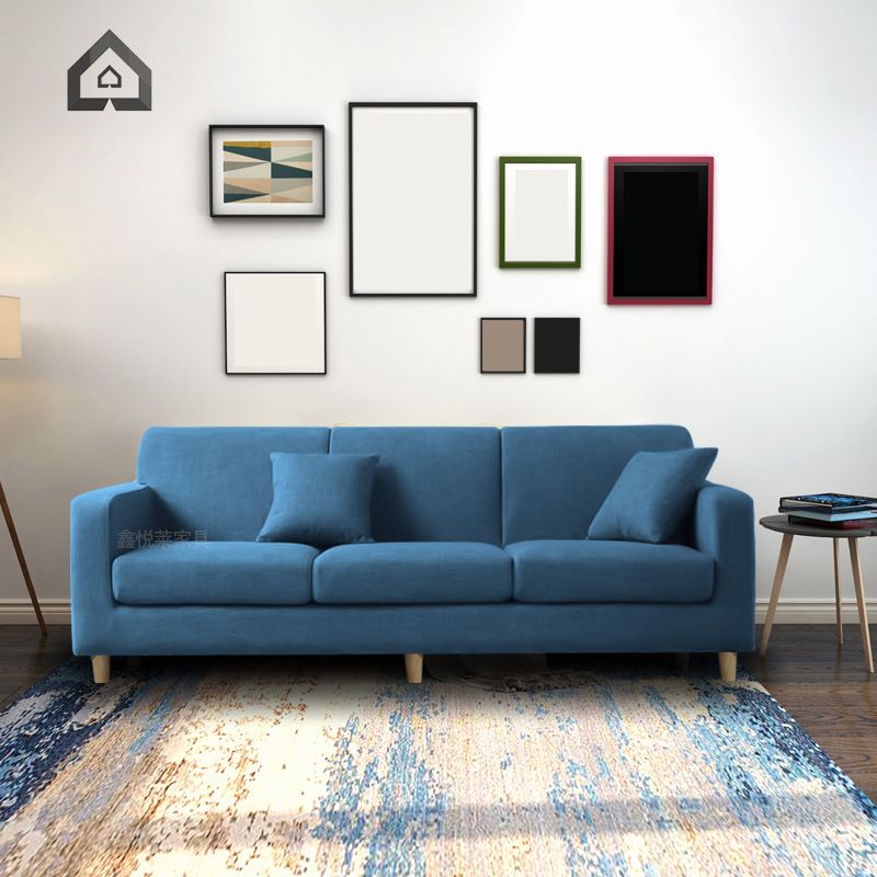 Polnisches Finish Sofa Square Arm Sofa für Bonusraum und Wohnzimmer