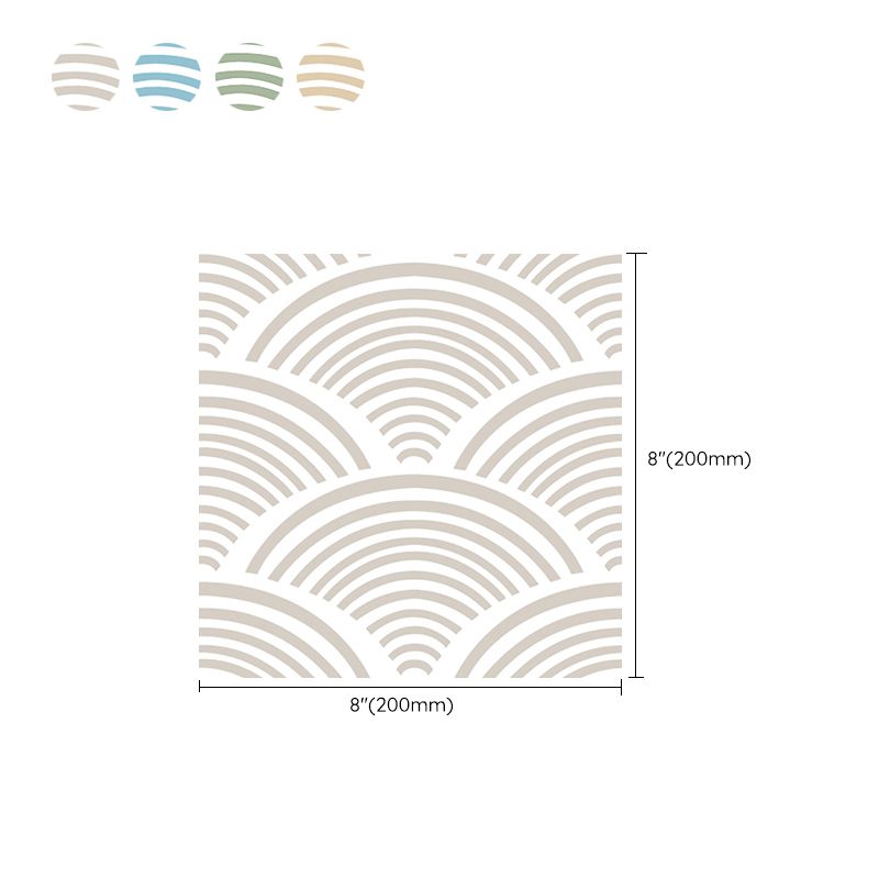 Modern Mosaic Tile Peel and Stick Tile Pvc Kitchen Backsplash Peel and Stick Wall Tile