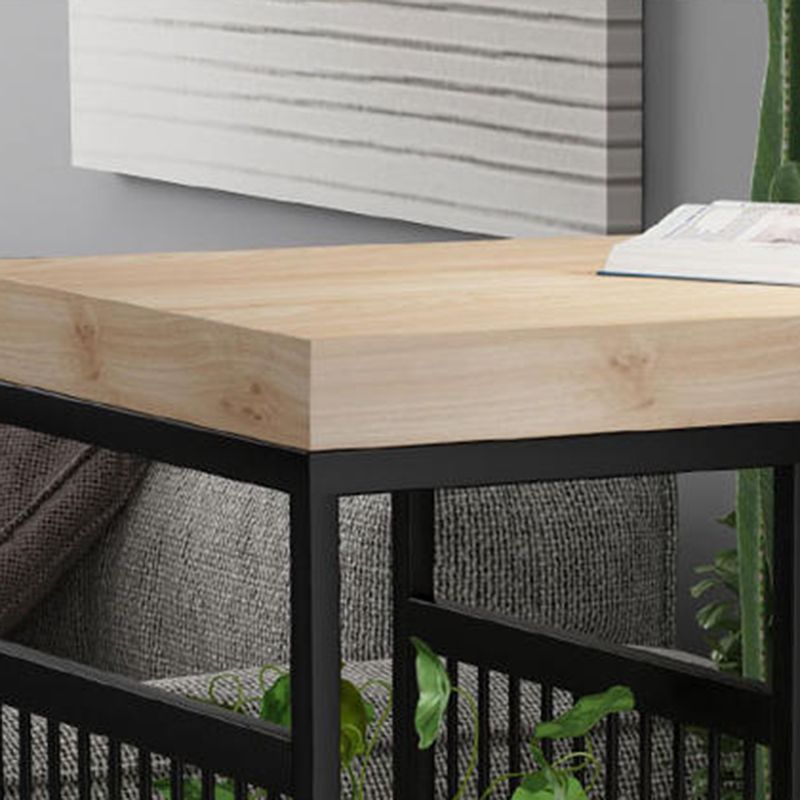 Modern Bar Table Set 1/2/3 Pieces Solid Wood Rectangle Bistro Set for Indoor