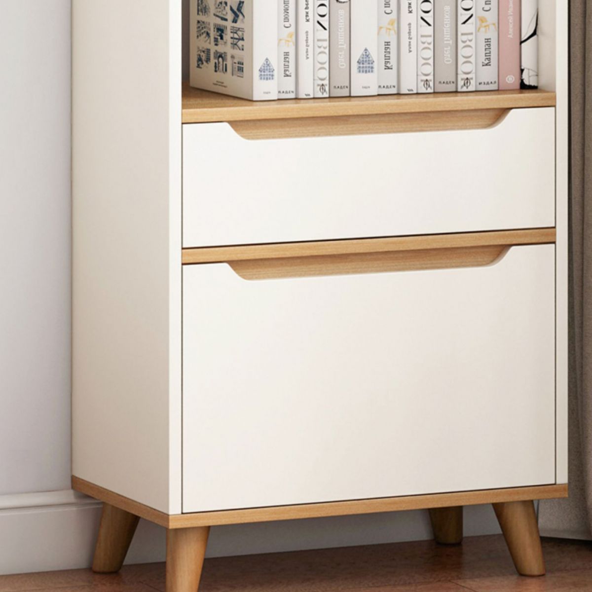 Standard Bookcase Scandinavian Shelf Bookcase for Home Office