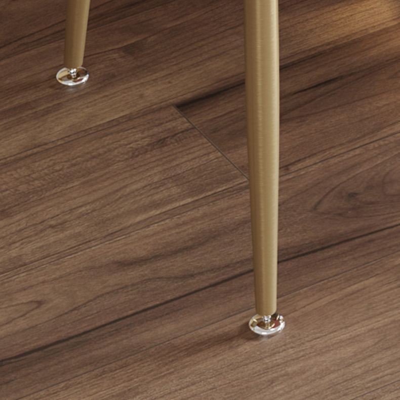 Fauteuil rembourré pour chambre à coucher scandinave, finition mate, chaise de salle à manger à dossier solide