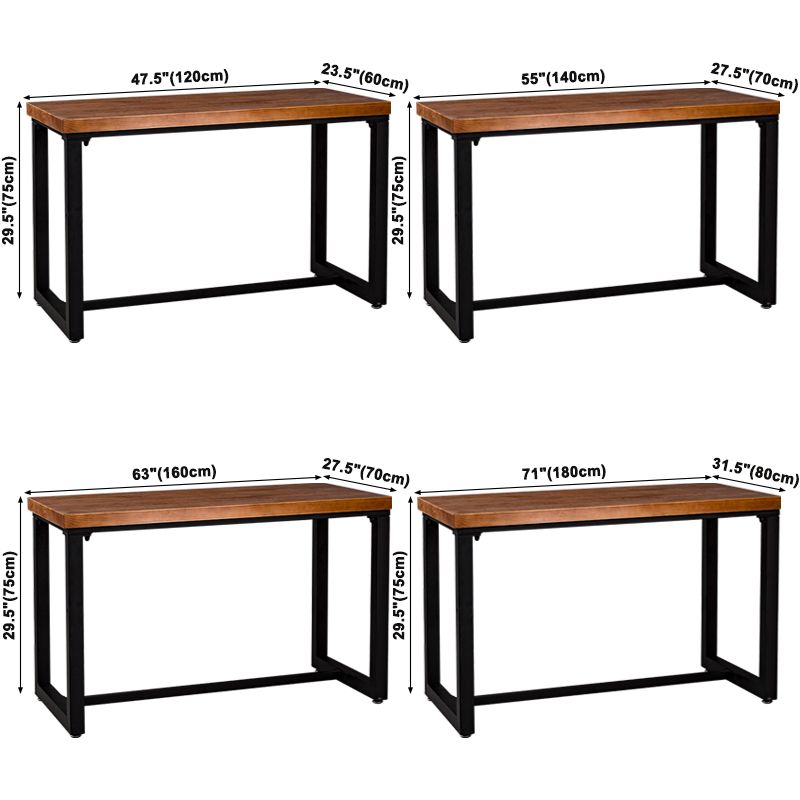 Trestle Base Furniture per la casa in stile industriale Collezione sala da pranzo per sala da pranzo