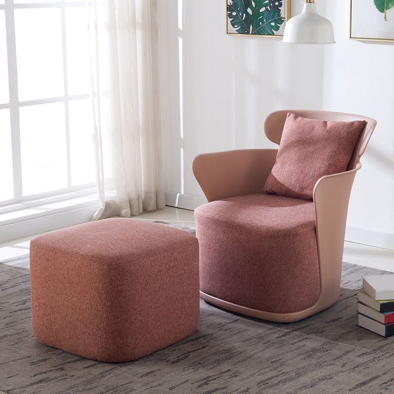 Arms Included Chair 27.5" L x 23.6" W x 29.9" H Linen Chair for Living Room