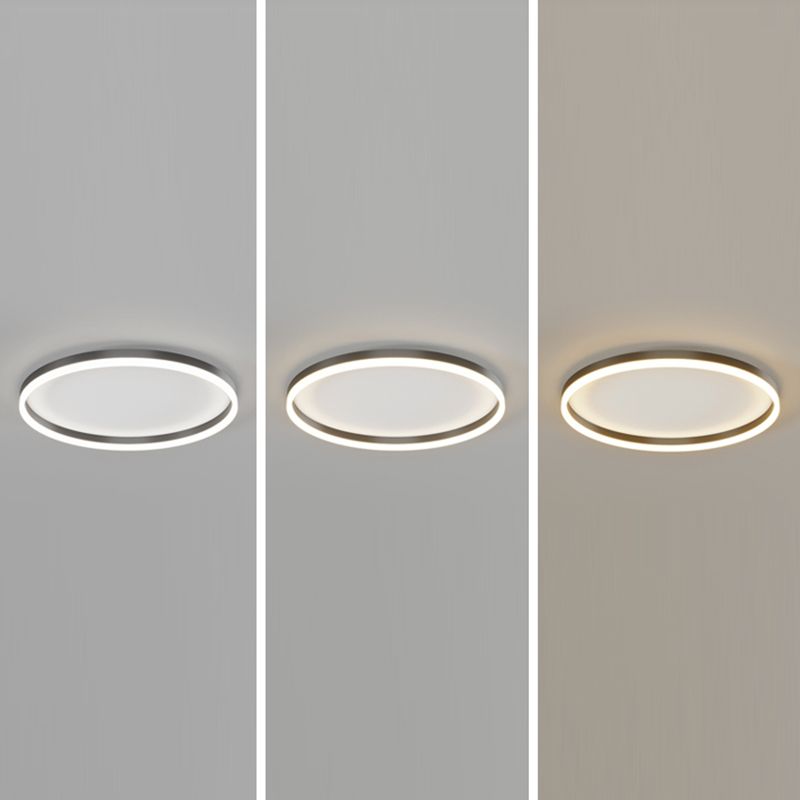 Accesorio de montaje empotrado de estilo moderno, accesorio de iluminación de techo empotrado sencillo para sala de estar