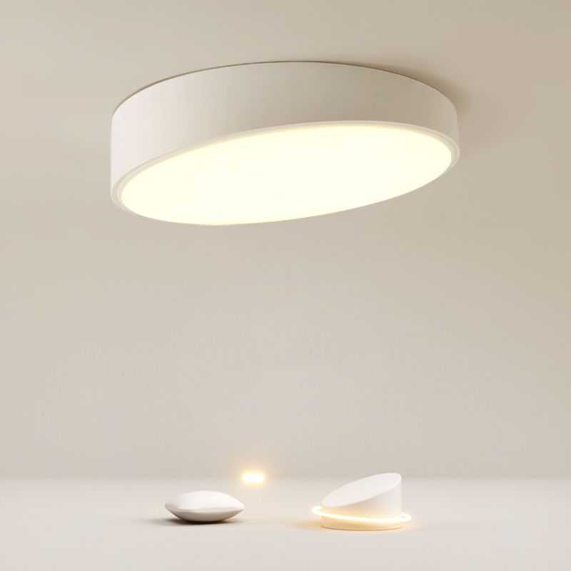 Modern Ceiling Light Fixtures with Acrylic Shade Ring LED Flush Ceiling Light Fixture