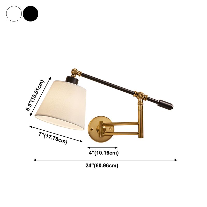 1 Light Cylinder Wall Mounted Light Fixture Modern Style Metal Wall Lighting Ideas Lights