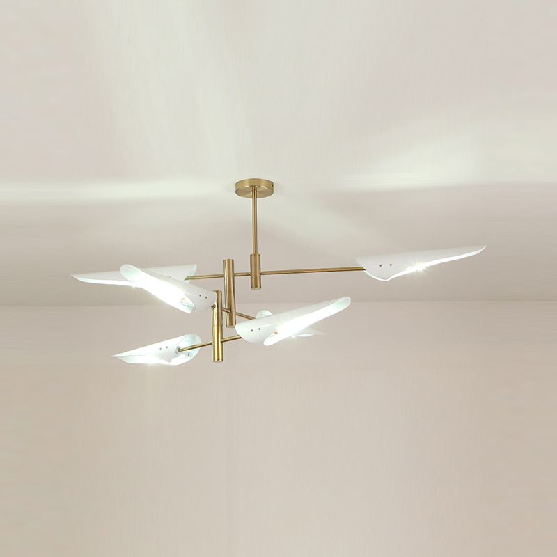 Luz de lámpara de metal de estilo moderno luz colgante simple para comedor