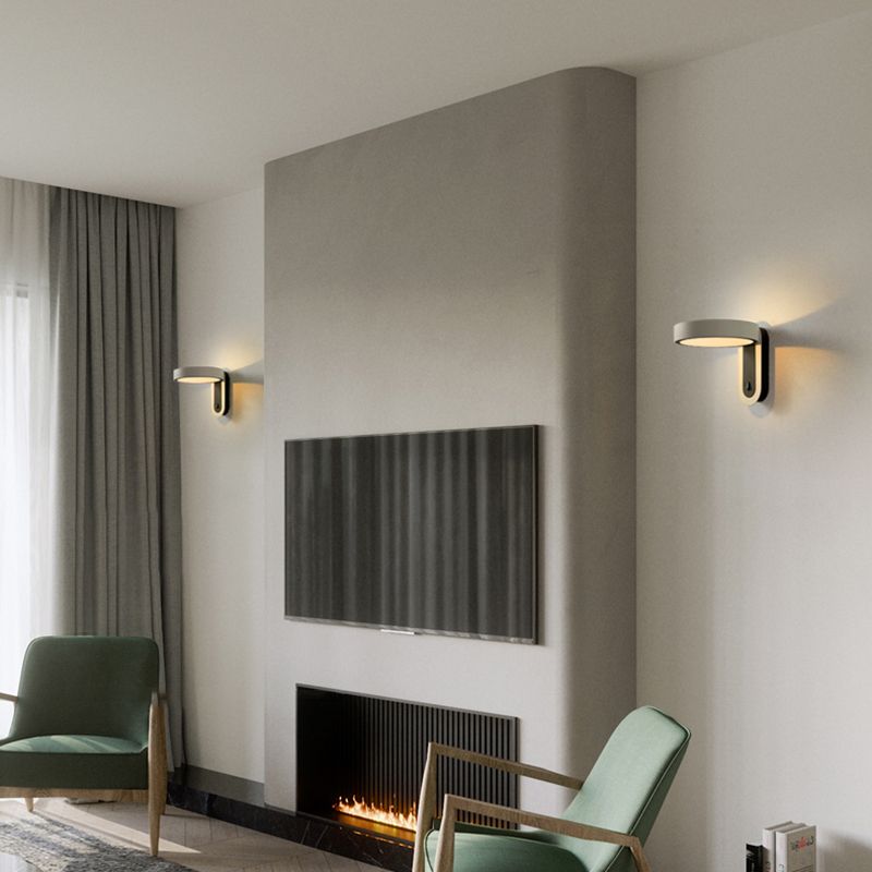 Minimalisme rotatif lampe murale à LED cylindrique