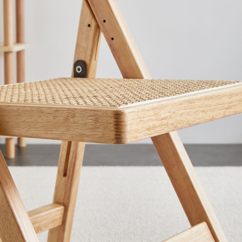 Rubberwood eigentijdse stijl stoel open rug enkele eetkamerstoel
