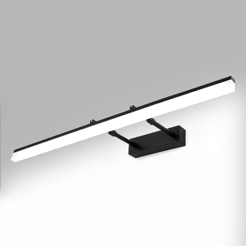 Armed LED Vanity Lamp Modern Minimalist Style Metal Single Vanity Light