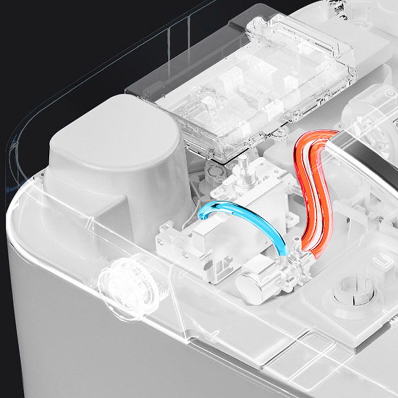 Modern Heated Seat Toilet ABS Wall Mount Flush Toilet for Home Use