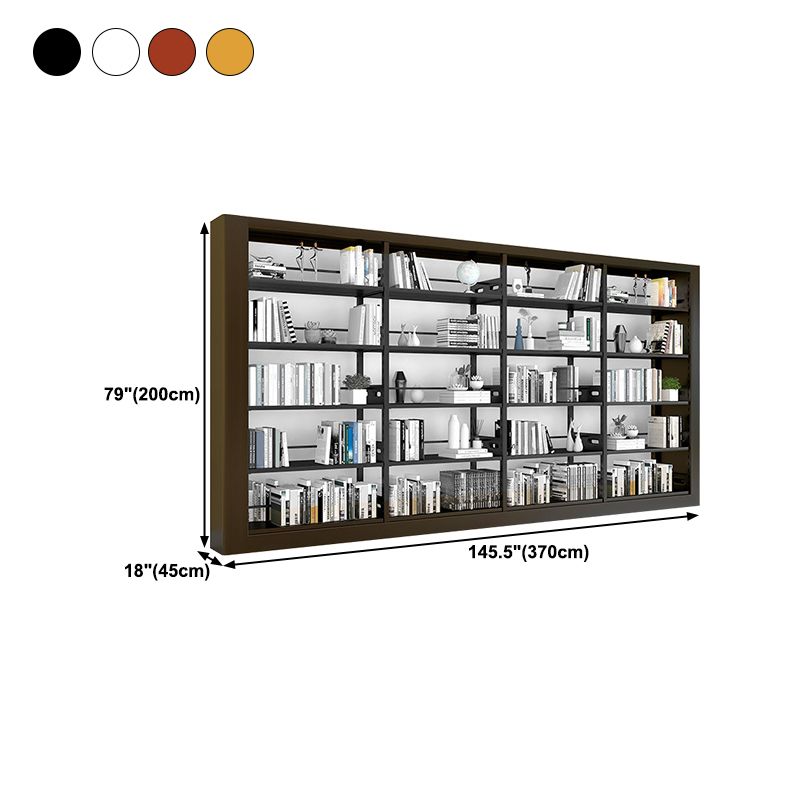 Open Bookshelf Modern Minimalist Iron Bookcase Home Floor Bookcase Steel Storage Rack