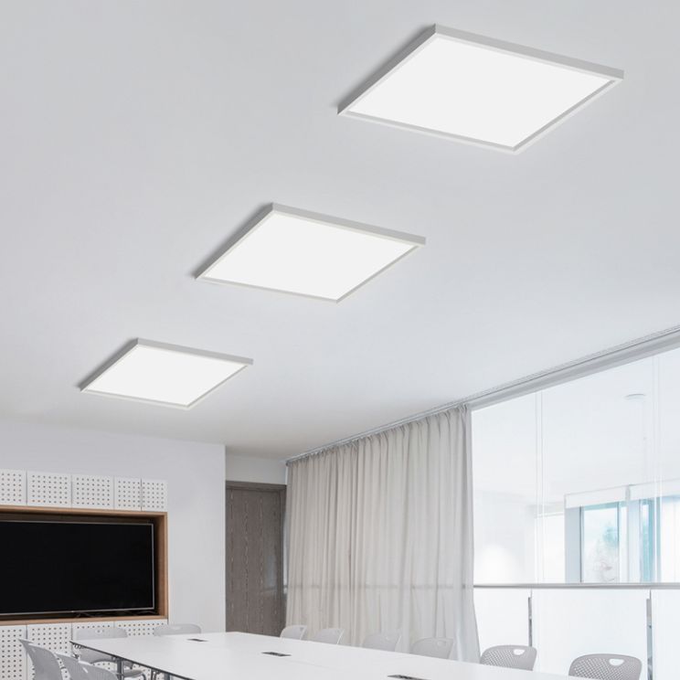 Moderno LED cuadrado de descarga de LED de 1-Luz de aluminio montado en el techo de la luz para la oficina