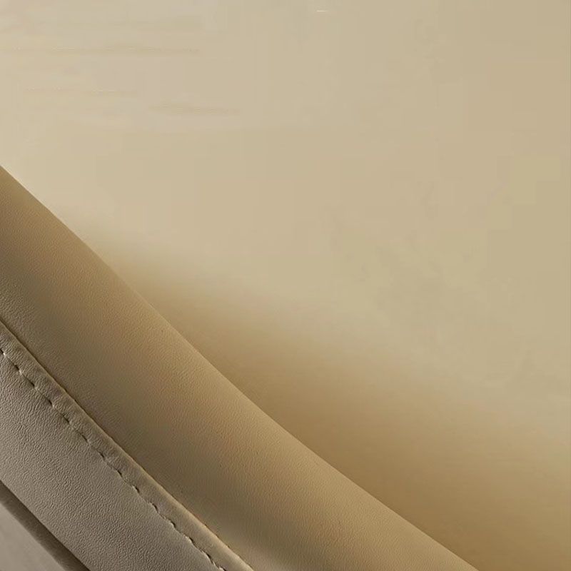 Mid Back Office Chair Rotatable Leather Desk Chair with Steel Base