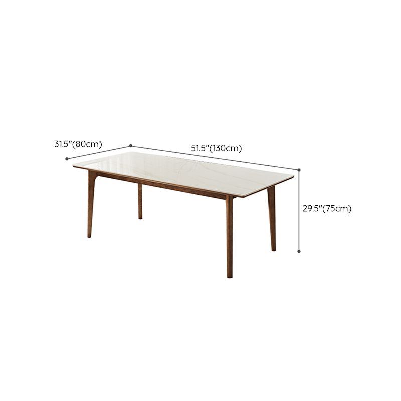 1/4/6/7/9 Pcs Modern Style Rectangle Stone Standard Height Dining Table Furniture