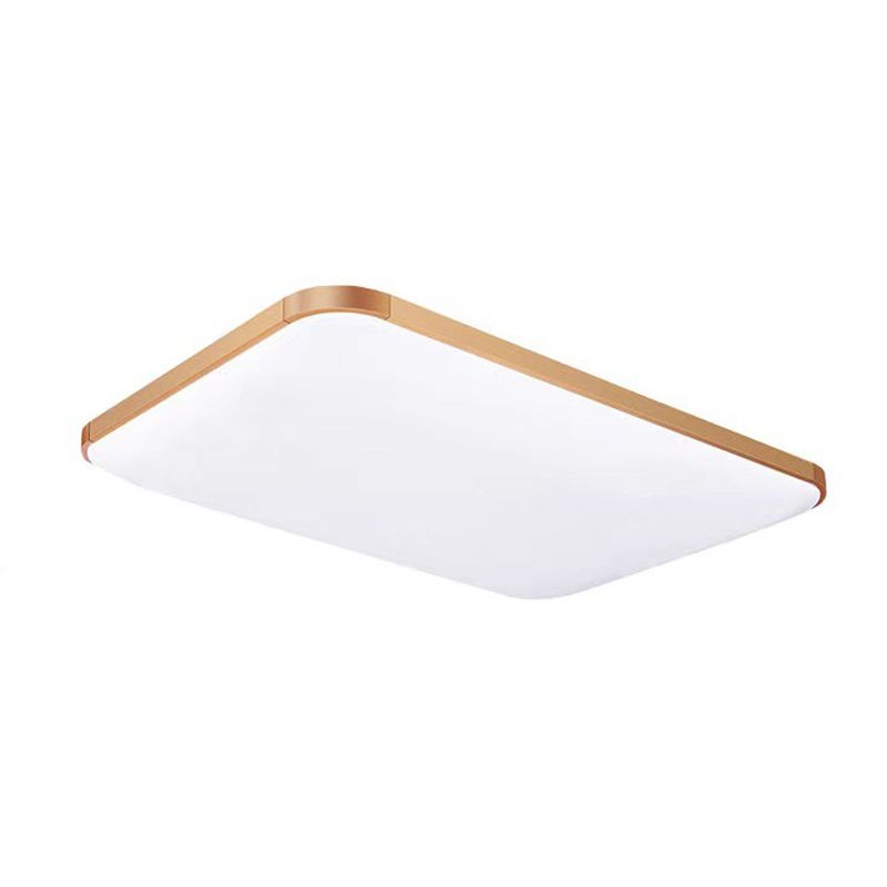 Luminaire de plafond encastré rectangulaire Luminaire de montage encastré en aluminium LED moderne