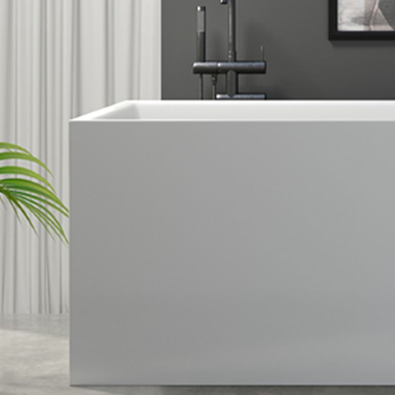 Modern Soaking Freestanding Bath Tub Acrylic Bathroom Bathtub in White