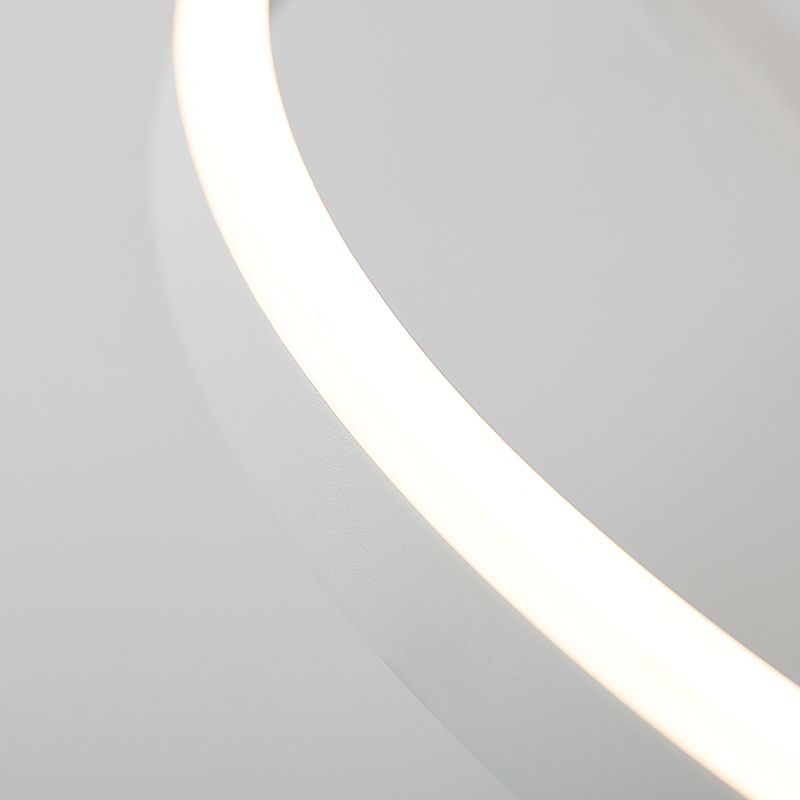Luminaires encastrés circulaires modernes en métal, plafonnier à 1 lumière