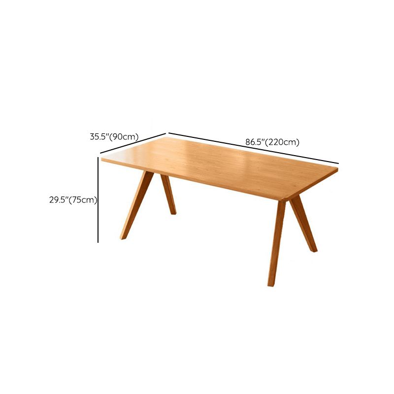 Modern 1/4/5/6 Pieces Dining Set Rectangle Pine Wood Dining Table for Kitchen
