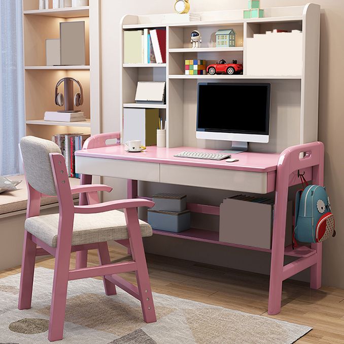 Writing Kids Desk Bedroom with Drawers Kids Study Desk and Chair Set