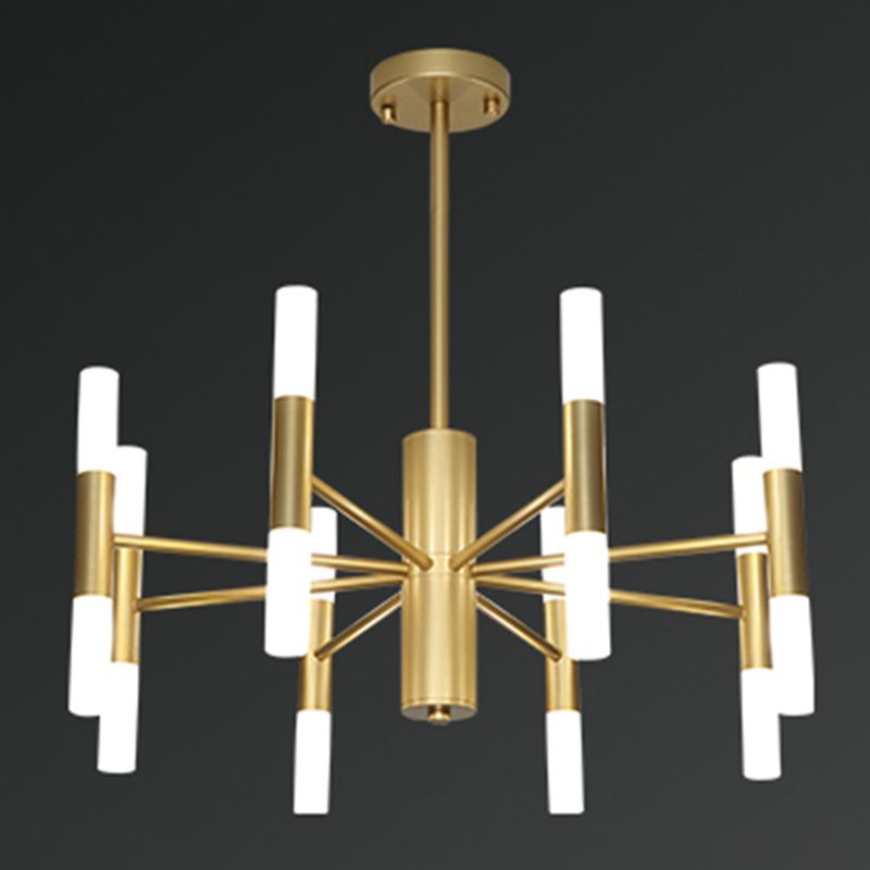 Postmoderne Chandelier Gol Suspension Pendentif Light pour le salon chambre à manger chambre