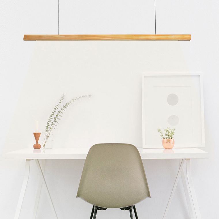 LAMPE DE PLADIER MINIMALISME DE BOIS ALIMENTATION PRENDANT LED LIGHT pour la salle à manger