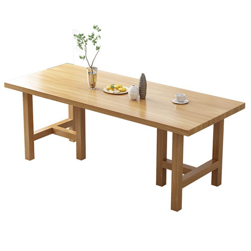 Modern 1/7 Pieces Dining Set Pine Wood Rectangle Dining Table for Dining Room