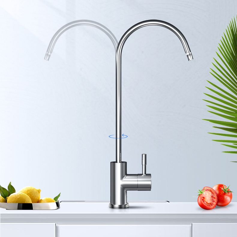 Modern Style Kitchen Filtered Faucet Gooseneck Kitchen Filtered Faucet