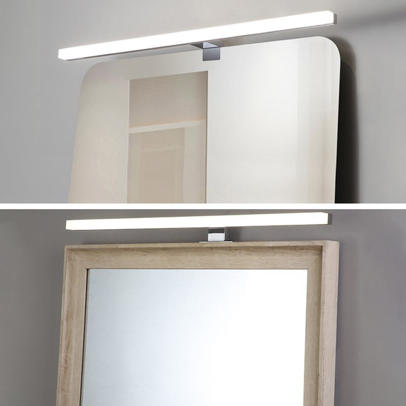 Contemporary Minimalism Linear Makeup Mirror Light Aluminum Alloy Wall Mount LED Vanity Light