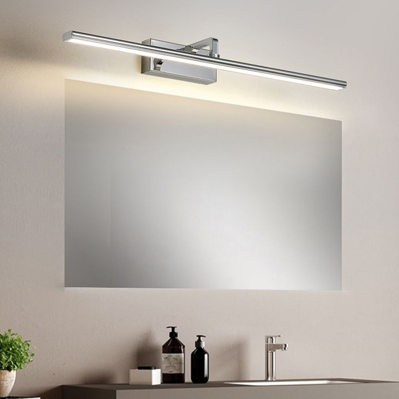 Minimalism Vanity Lighting Streamlined Wall Light Fixture for Bathroom