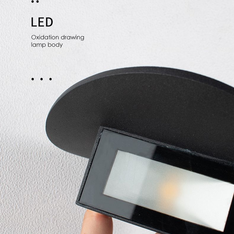 LED Aluminium Wandmontage Lampe ein Licht zeitgenössische Wandleuchten für Wohnzimmerhof