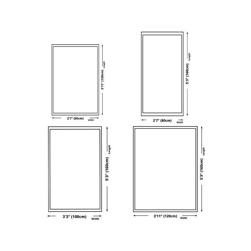 Fancy Plaid Print Area Rug Modern Polyester Area Carpet Non-Slip Backing Rug for Drawing Room