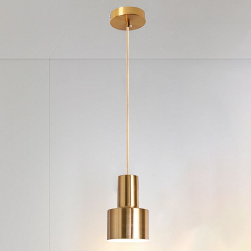 Moderne luxuriöse Einzelheiz -Lichtelektroplate -Metallhängelampe für Innenräume