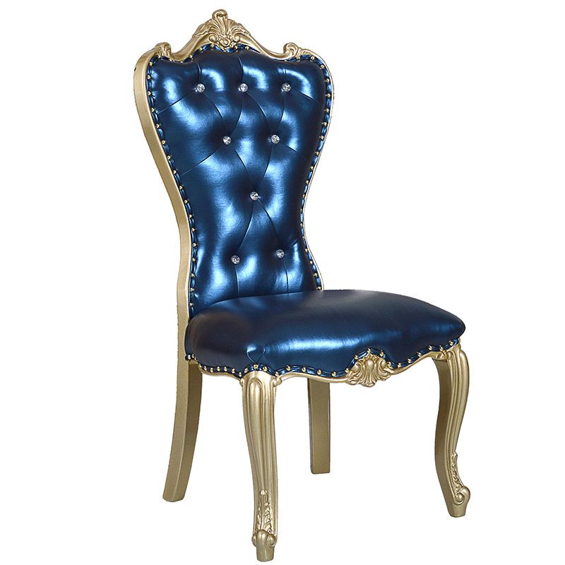 Chaise de salle à manger de style victorien Parsons, chaise sans accoudoirs pour usage domestique