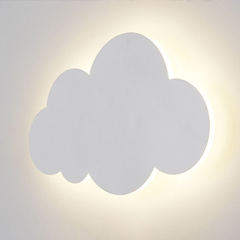 Metal Cloud Sconce Lights Modern Style 1 Light Wall Lighting Fixtures