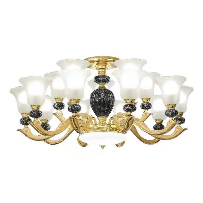 Lámpara colgante de gloria de vidrio esmerilado mínimo de lámpara de lámpara mínima para sala de estar