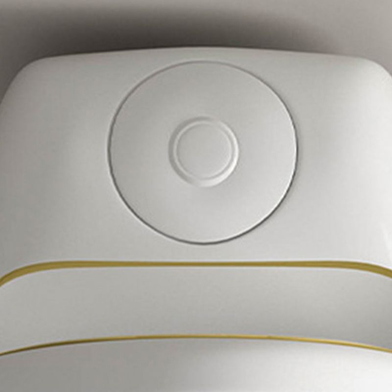 Modern One Piece Flush Toilet Floor Mount Urine Toilet with Seat for Washroom