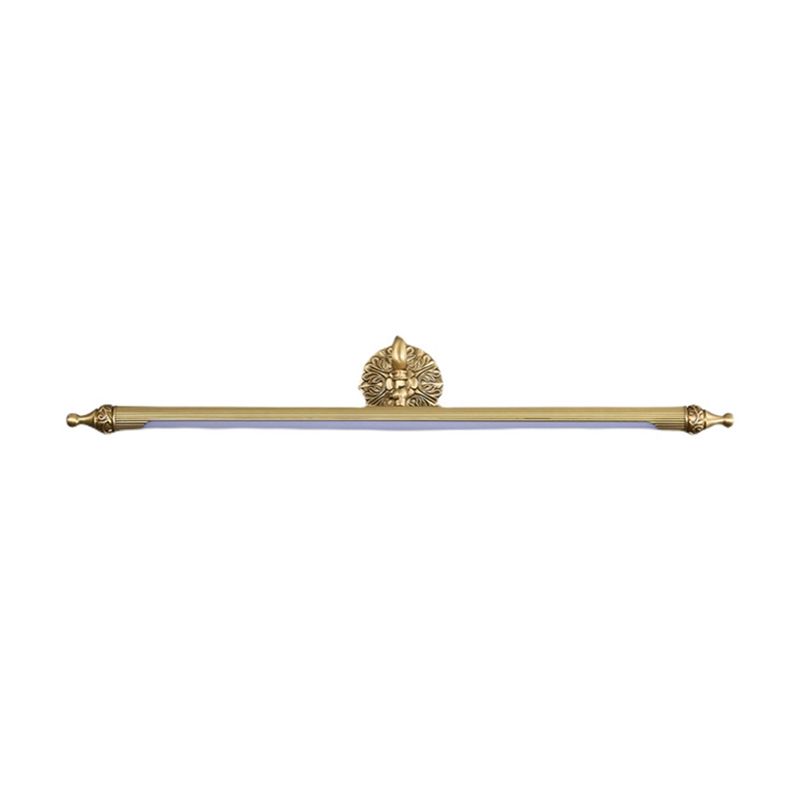 A forma di forma lineare in metallo sconce moderno in stile a 1 luci a parete a parete montata in ottone