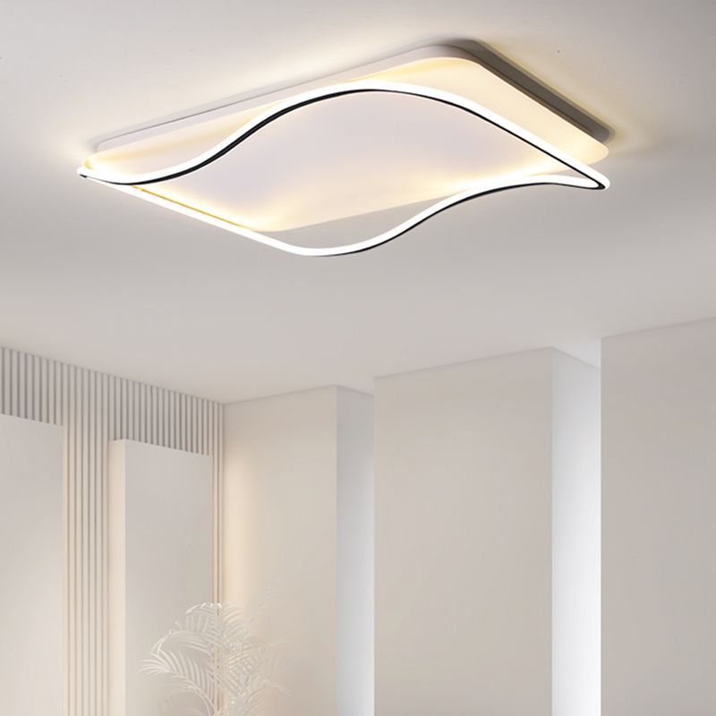 Geometrisch Minimalisme LED Flush Mount Aluminum Flush Plafond Licht voor woonkamer