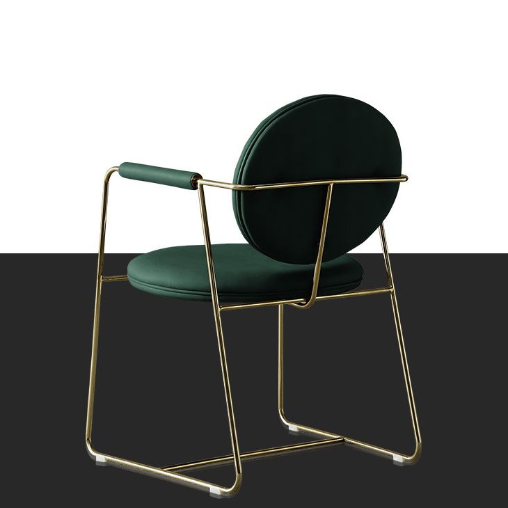 Skandinavische Küche Essarm Stuhl Metall Öffnungsrücken Essarm Stuhl