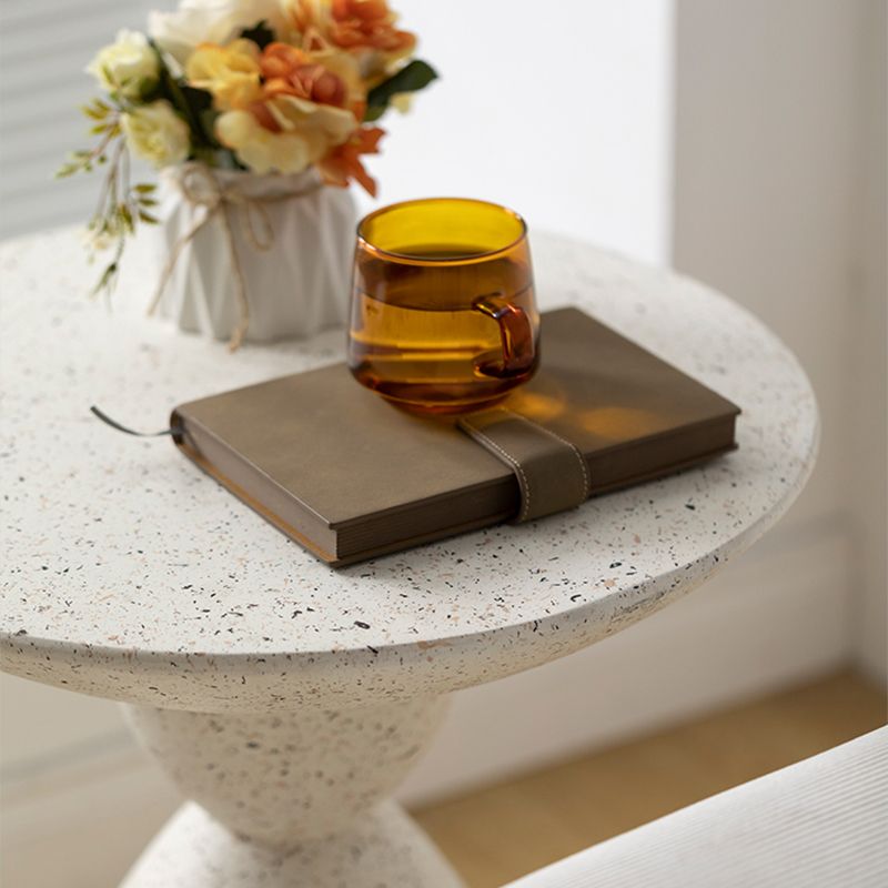 Metal Pedestal Coffee Table Contemporary White Coffee Cocktail Table