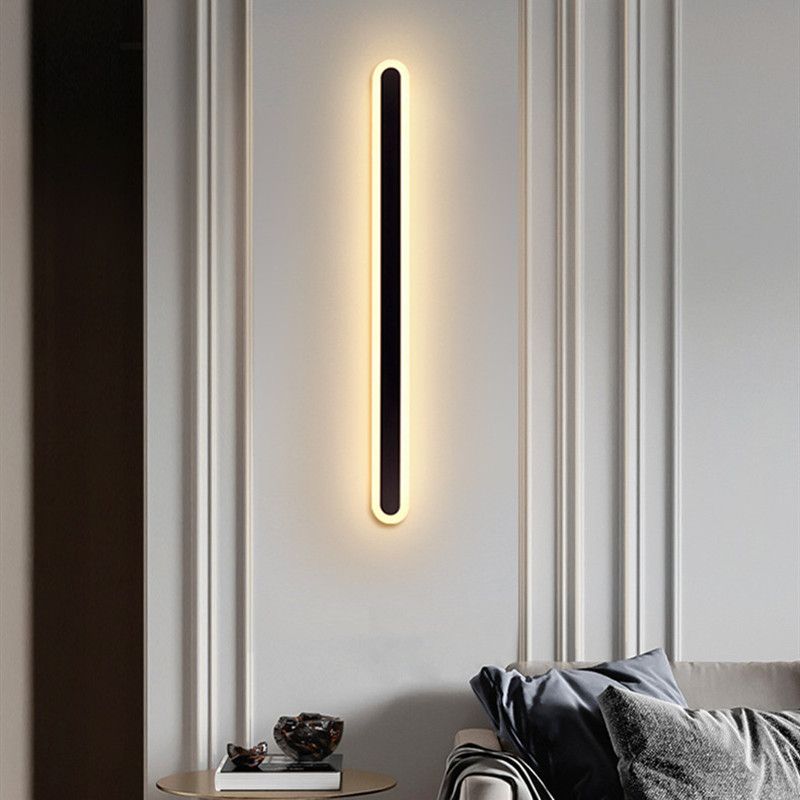 Linear Wall Light Fixture Modern Style Wall Sconce Light for Living Room
