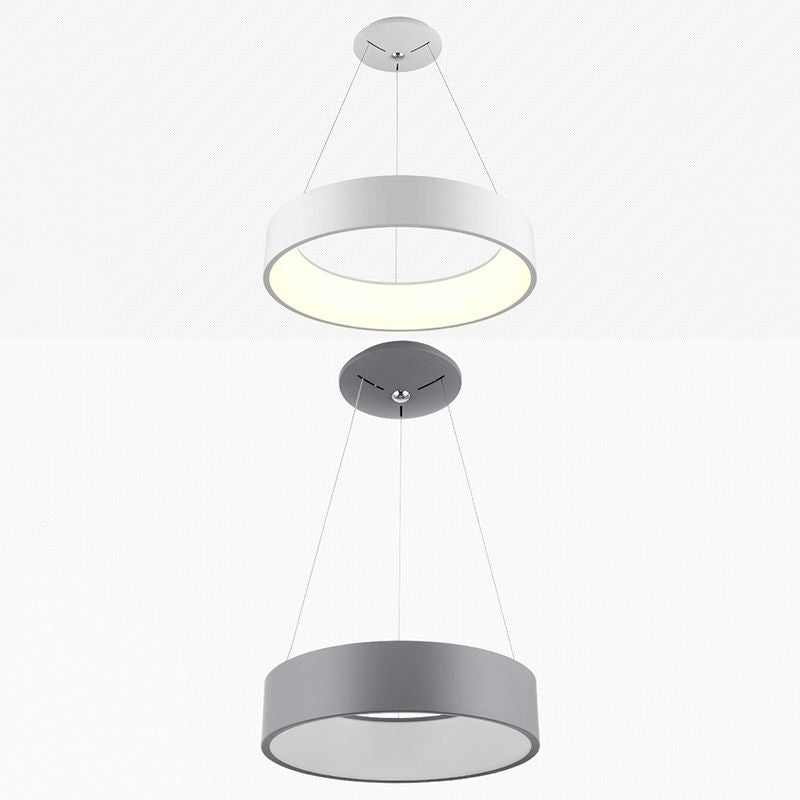 Modern de lámparas de colgante de colgante de estilo minimalista de estilo acrílico colgante de techo acrílico para sala de estar