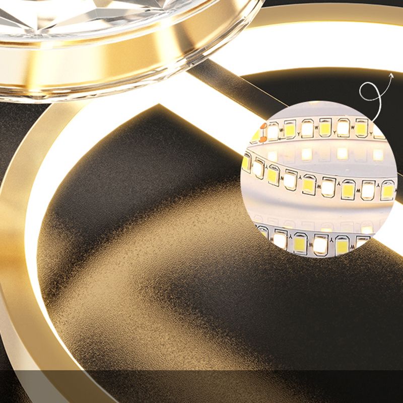 Luz de isla LED negra acrílica en simplicidad moderna de aluminio Luz de colgante lineal para comedor