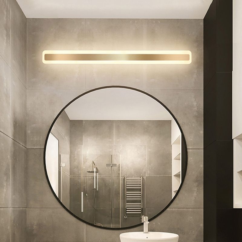 Quadratische Metallwand montierte Waschtischleuchten moderne Waschtischbeleuchtung für Badezimmer