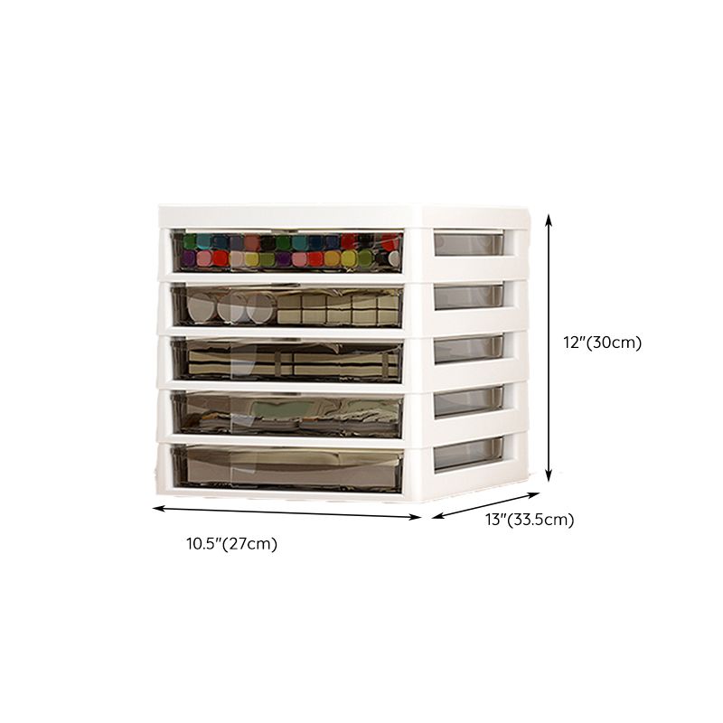 Transparent Filing Cabinet Modern Plastic Drawers File Cabinet