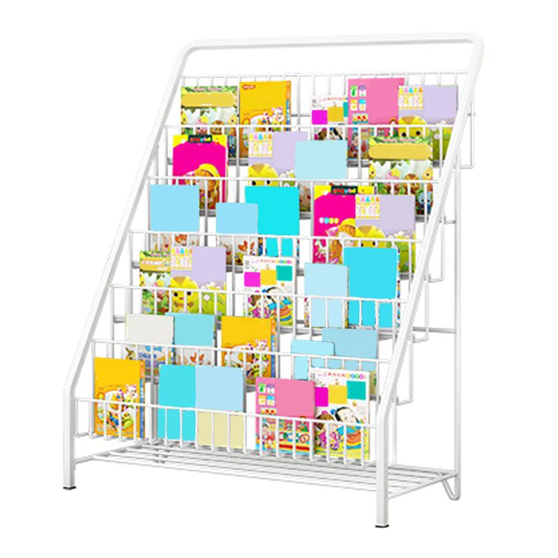 Contemporary Style Bookcase Closed Back Bookshelf for Home Office and Study Room